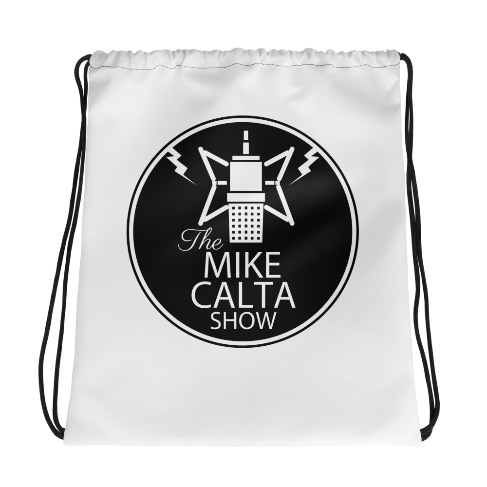 The Mike Calta Show Drawstring Bag