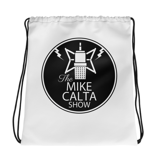 The Mike Calta Show Drawstring Bag