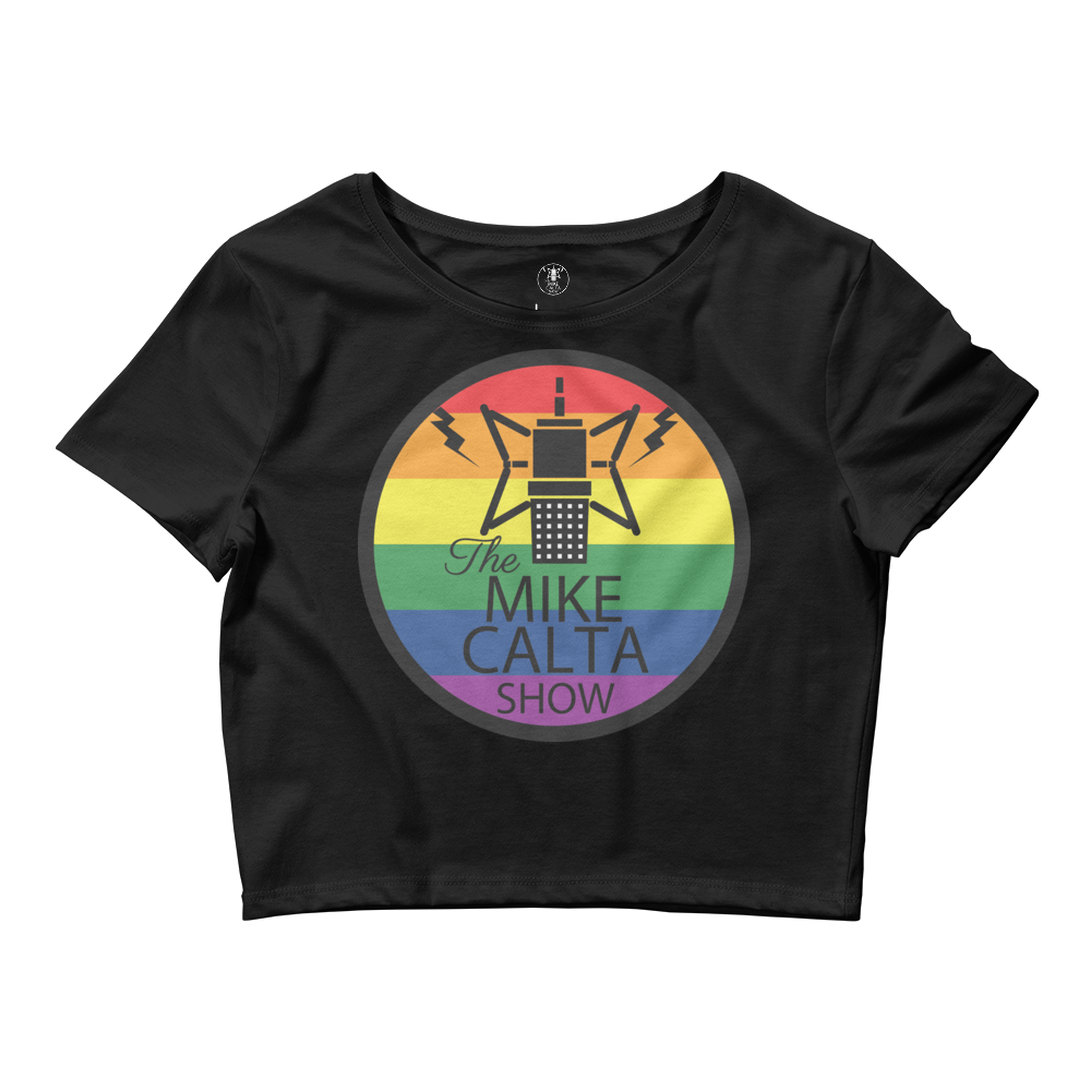 The Mike Calta Show Pride Women’s Crop Tee