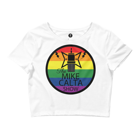 The Mike Calta Show Pride Women’s Crop Tee