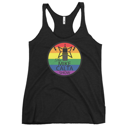 The Mike Calta Show Pride Women's Racerback Tank